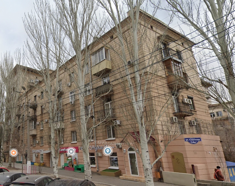 Жилой дом, г. Волгоград, Центральный район, ул. Советская, 14а