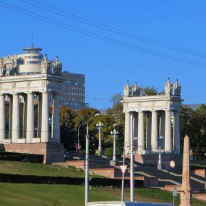 Пропилеи центральной лестницы, г. Волгоград, Центральный район, набережная им. 62-й армии
