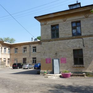 Ансамбль застройки онкологического диспансера, г. Волгоград, Центральный район, пр-кт им. В. И. Ленина, 54 (1)