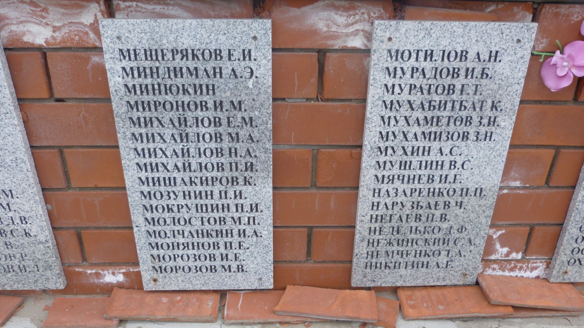 Братская могила участников гражданской войны и советских воинов, погибших в период Сталинградской битвы, Дубовский район, с. Садки (17)