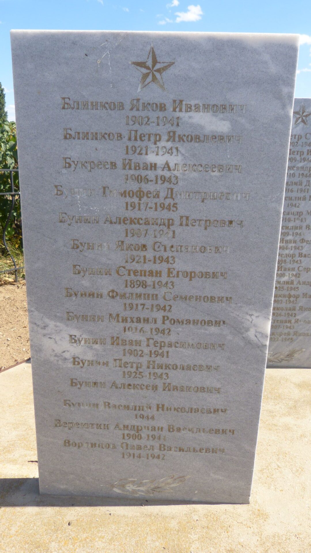 Братская могила участников гражданской войны и советских воинов, погибших в период Сталинградской битвы, Светлоярский район, с. Райгород (6)